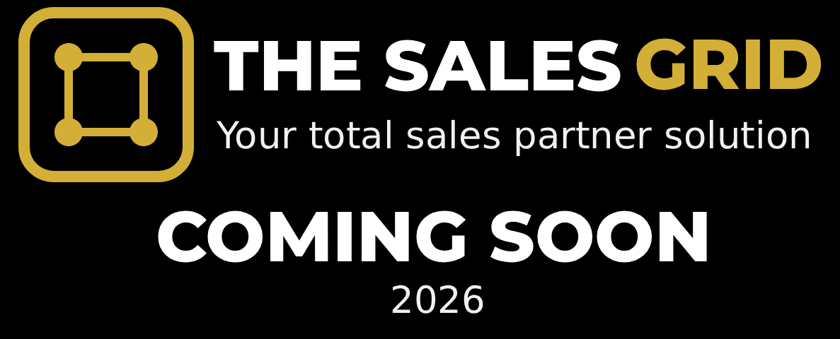 The Sales Grid - your total sales partner solution. Coming soon, 2026.